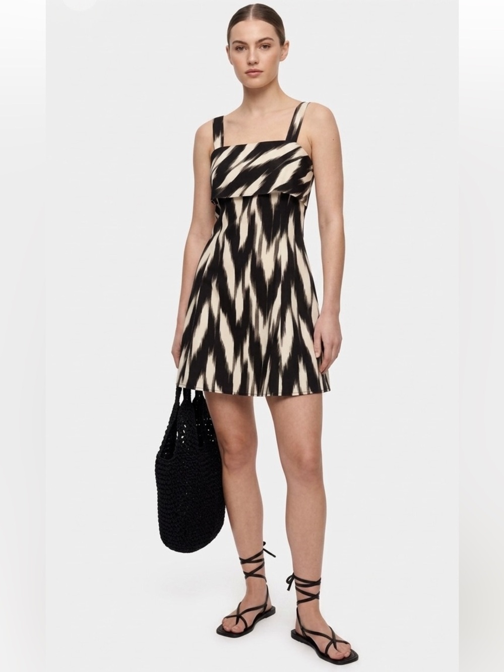 Banana Republic Factory Linen Blend Mini Dress Size 10 NWT Resort Vacation
